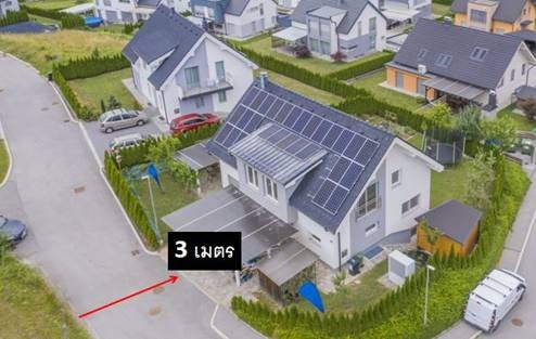 ระยะห่างจากถนนสาธารณะ