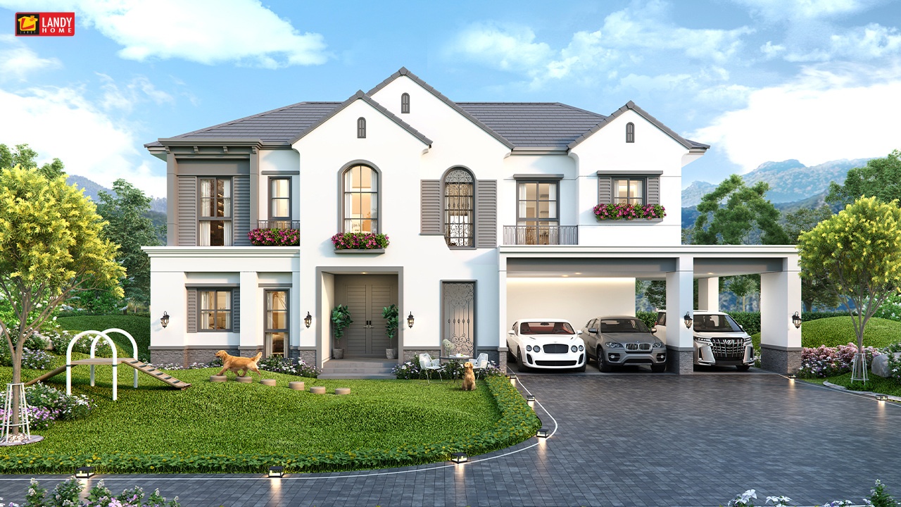 แบบบ้าน Arendelle สไตล์ France Luxury