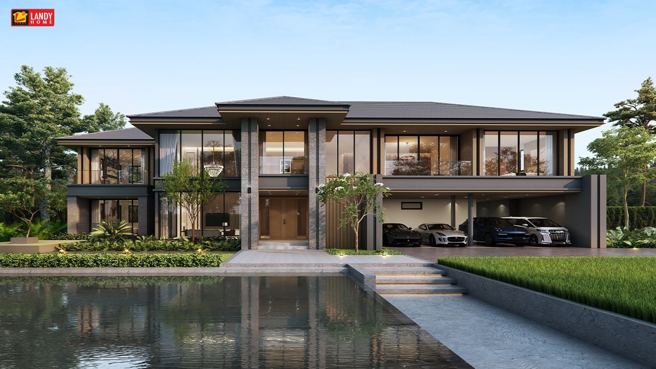 แบบบ้านใหม่ Pine Hill สไตล์ Modern Contemporary